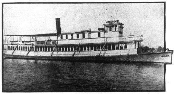 The riverboat Iralda.